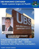  14ª UBS  É INAUGURADA EM PIUMHI COM PRESENÇA MACIÇA DO LEGISLATIVO