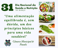 31 de março - Dia Nacional da Saúde e Nutrição