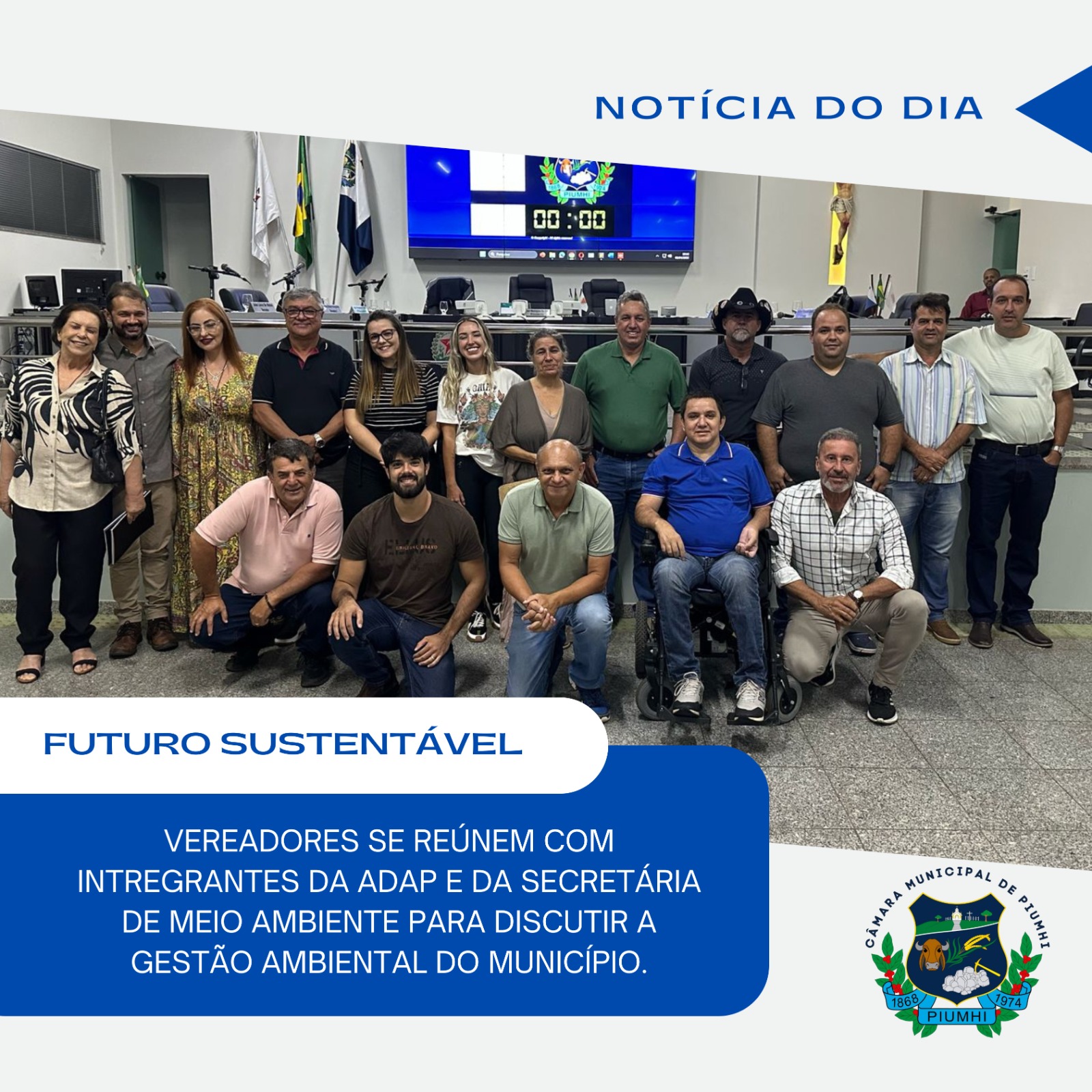 ADAP PROPÕE AÇÕES URGENTES DE GESTÃO AMBIENTAL EM REUNIÃO COM A CÂMARA DE PIUMHI 