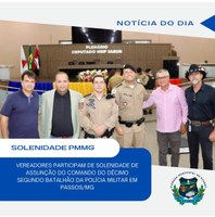 ASSUNÇÃO DO COMANDO 12º BATALHÃ DA PM EM PASSOS