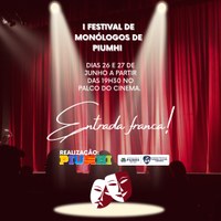 Atores fazem estreia no I Festival de Monólogos de Piumhi