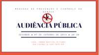 Audiência Pública - 07/10/019 às 20h30 