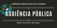 AUDIÊNCIA PÚBLICA – 18/10/2021 às 20h30