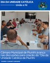 CÂMARA AVANÇA NAS DISCUSSÕES PARA CRIAÇÃO DO “DIA DA UNIDADE CATÓLICA DE PIUMHI