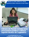 CÂMARA DE PIUMHI NOMEIA NOVA PROCURADORA JURÍDICA E REFORÇA SUPORTE TÉCNICO DO LEGISLATIVO