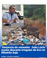 CÂMARA DE PIUMHI REAGE A DENÚNCIA DE DESCARTE IRREGULAR DE LIXO 
