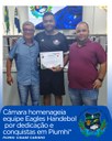 Câmara homenageia equipe Eagles Handebol por dedicação e conquistas em Piumhi 