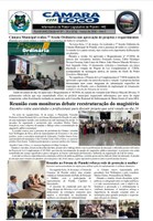 CÂMARA MUNICIPAL DIVULTA EDIÇÃO Nº 87 DO JORNAL DA CÂMARA