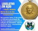 CÂMARA REALIZA 1ª EDIÇÃO DA MEDALHA MÉRITO RURAL DO ANO