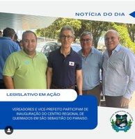 CENTRO REGIONAL DE QUEIMADOS É INAUGURADO EM SÃO SEBASTIÃO DO PARAISO