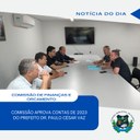 COMISSÃO DE FINANÇAS DA CÂMARA APROVA CONTAS DE 2023 DO CHEFE DO PODER EXECUTIVO COMISSÃO DE FINANÇAS DA CÂMARA APROVA CONTAS DE 2023 DO CHEFE DO PODER EXECUTIVO
