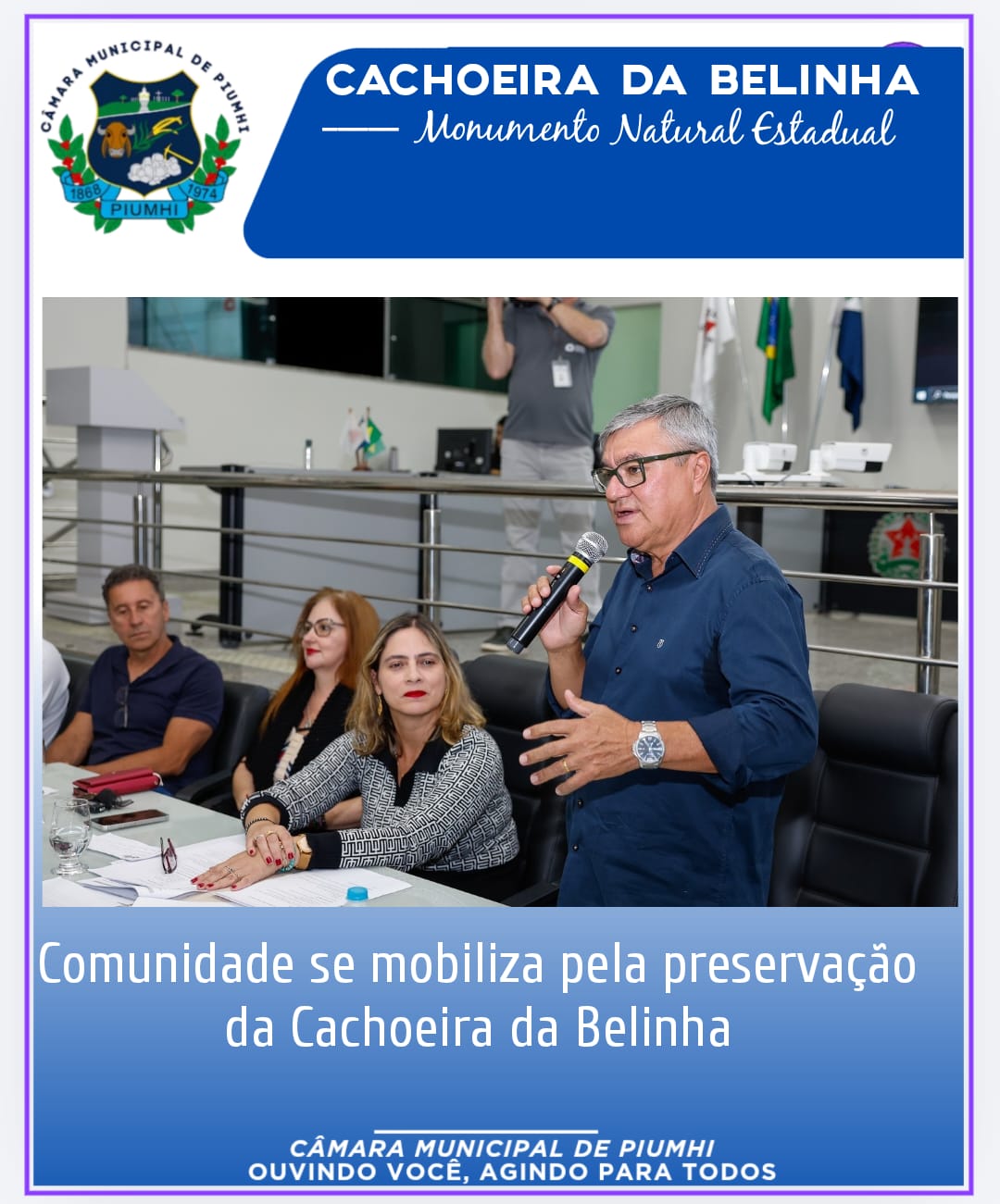 COMUNIDADE SE MOBILIZA PELA PRESERVAÇÃO DA CACHOEIRA DA BELINHA