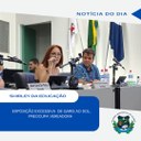 Exposição excessiva  de Garis ao sol, preocupa a vereadora Shirley da Educação.