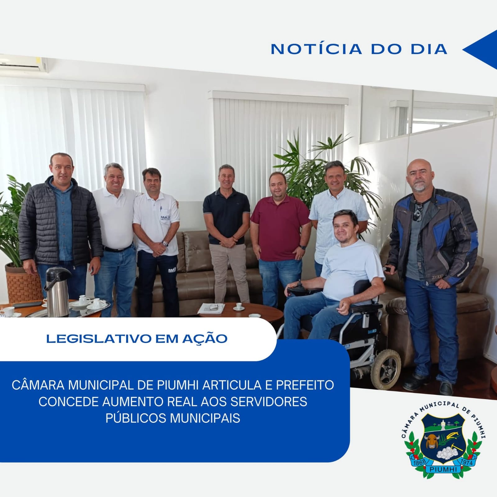 PREFEITO CONCEDE AUMENTO DE 3% AOS SERVIDORES MUNICIPAIS