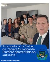 PROCURADORIA DA MULHER É APRESENTADA AO JUDICIÁRIO