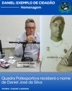 QUADRA POLIESPORTIVA RECEBERÁ O NOME DE DANIEL JOSÉ DA SILVA