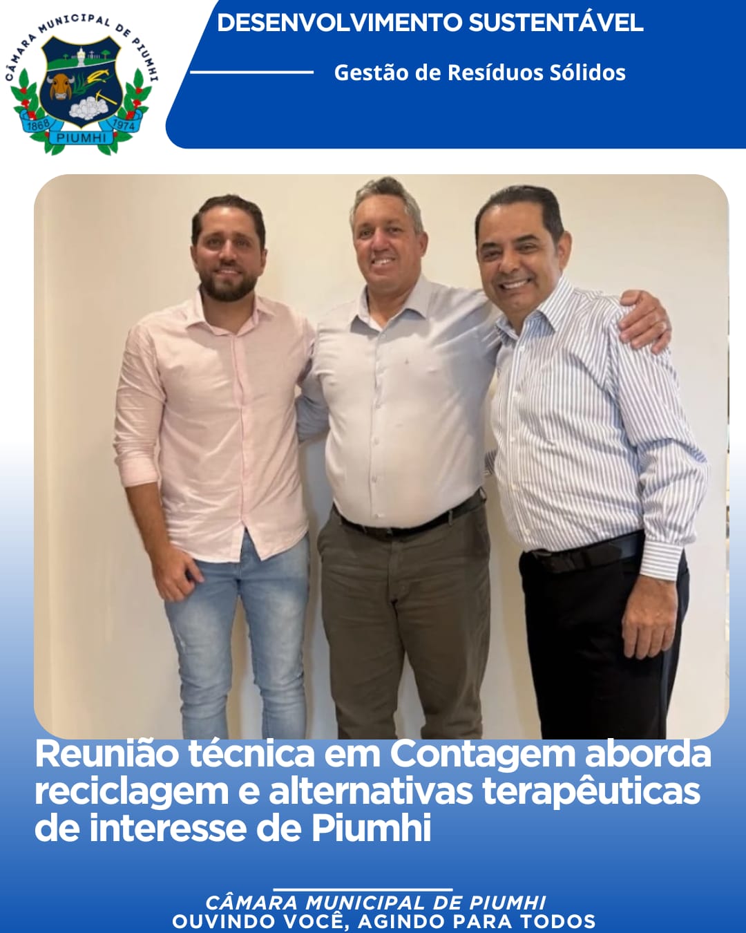 REUNIÃO TÉCNICA EM CONTAGEM ABORDA RECICLAGEM E ALTERNATIVAS TERAPÊUTICAS DE INTERESSE DE PIUMHI