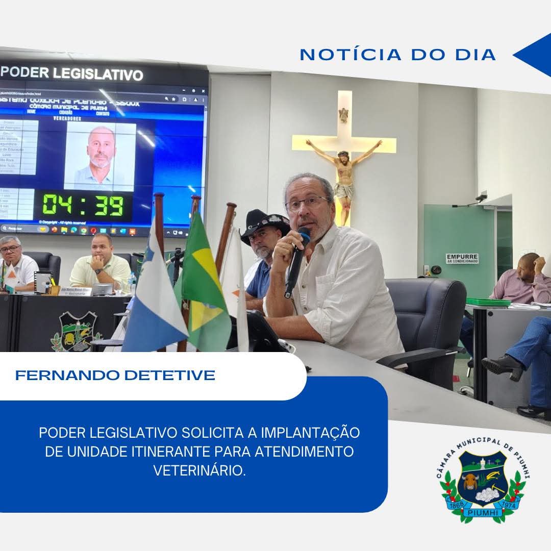 UNIDADE ITINERANTE PARA ATENDIMENTO VETERINÁRIO