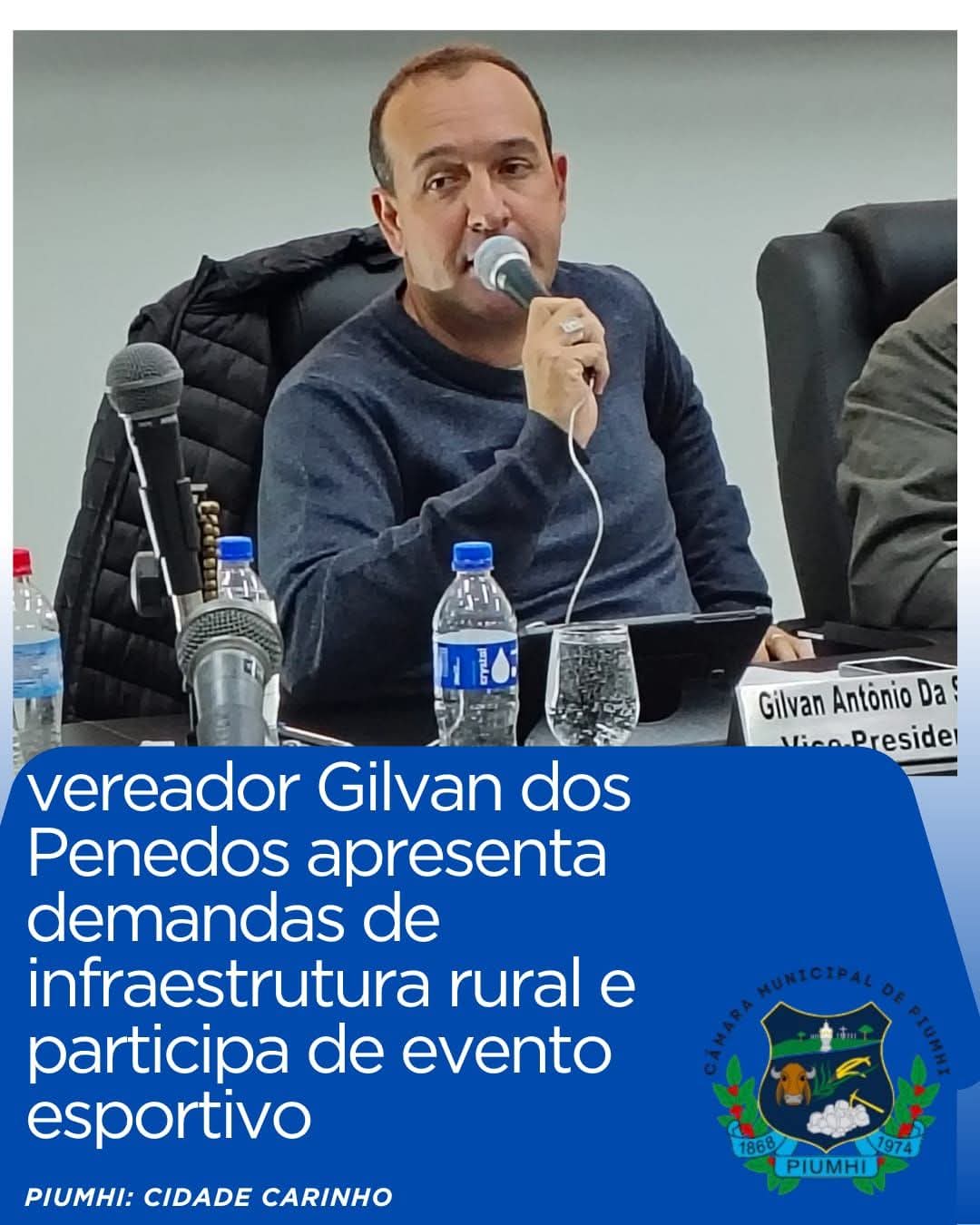 VEREADOR GILVAN DOS PENEDOS APRESENTA DEMANDAS DE INFRAESTRUTURA E PARTICIPA DE EVENTO ESPORTIVO