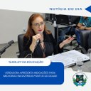 VEREADORA SHIRLEY ELAINE APRESENTA INDICAÇÕES PARA MELHORIAS EM DIVERSOS PONTOS DA CIDADE VEREADORA SHIRLEY ELAINE APRESENTA INDICAÇÕES PARA MELHORIAS EM DIVERSOS PONTOS DA CIDADE