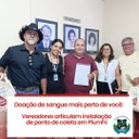 VEREADORES AVANÇAM EM TRATATIVAS PARA IMPLANTAÇÃO DE PONTO DE COLETA DE SANGUE DO HEMOMINAS EM PIUMHI