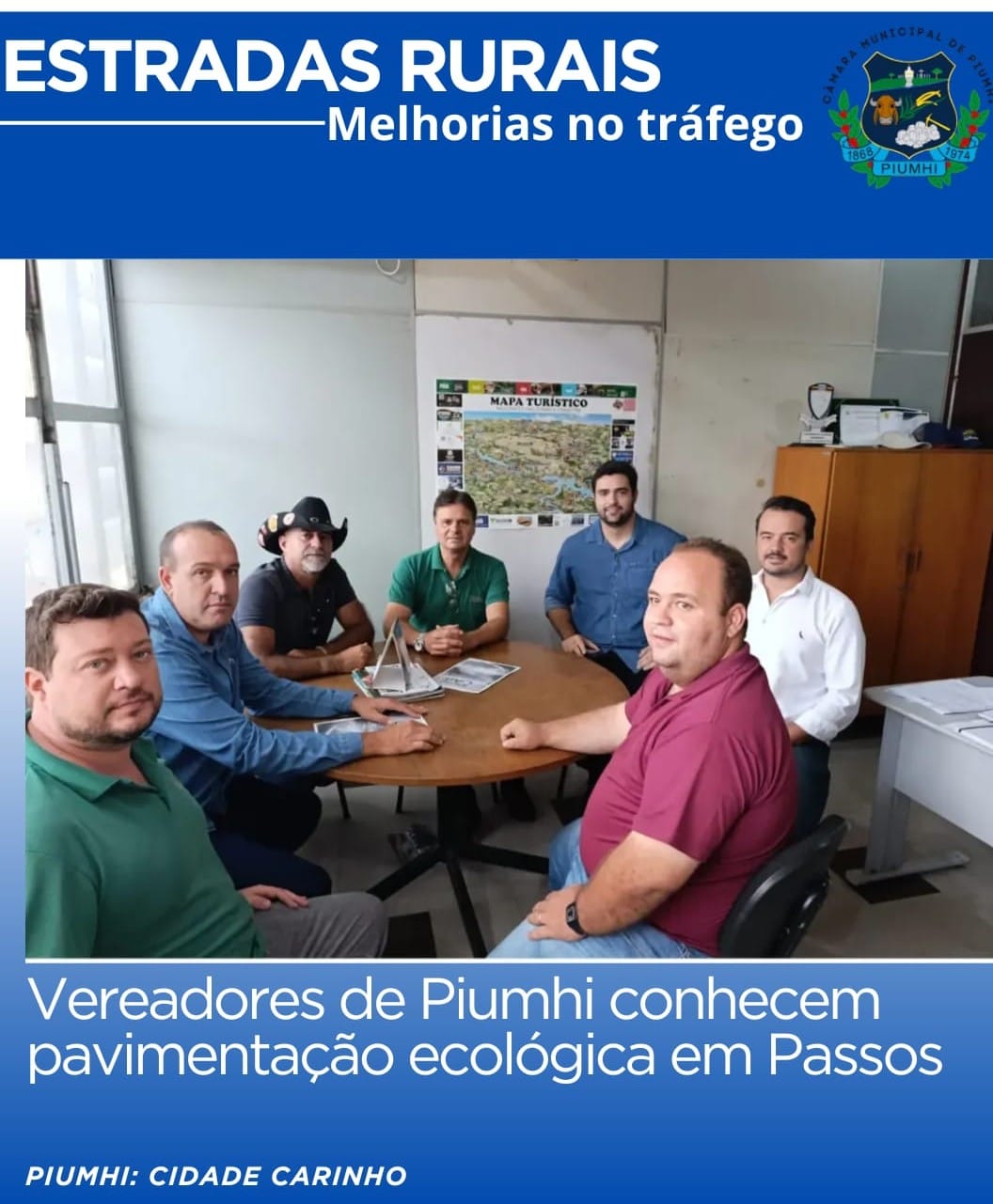 VEREADORES DE PIUMHI CONHECEM PAVIMENTAÇÃO ECOLÓGICA DE PASSOS