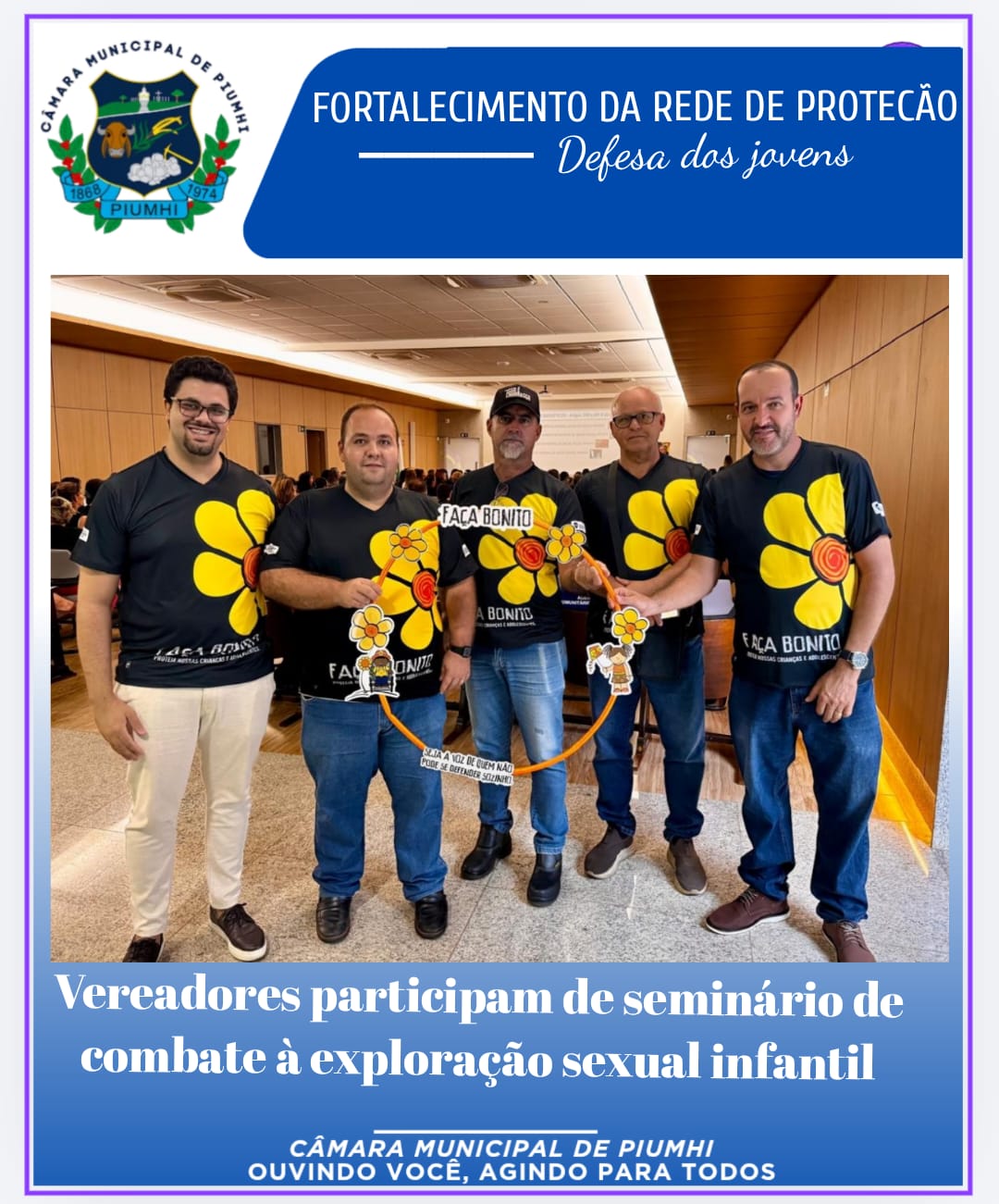 VEREADORES PARTICIPAL DE SEMINÁRIO DE COMBATE À EXPLORAÇÃO SEXUAL INFANTIL