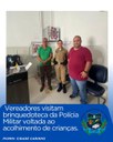 VEREADORES VISITAM BRINQUEDOTECA DA POLÍCIA  MILITAR VOLTADA AO ACOLHIMENTO DE CRIANÇAS DURANTE ATENDIMENTO A MULHERES VÍTIMAS DE VIOLÊNCIA VEREADORES VISITAM BRINQUEDOTECA DA POLÍCIA  MILITAR VOLTADA AO ACOLHIMENTO DE CRIANÇAS DURANTE ATENDIMENTO A MULHERES VÍTIMAS DE VIOLÊNCIA